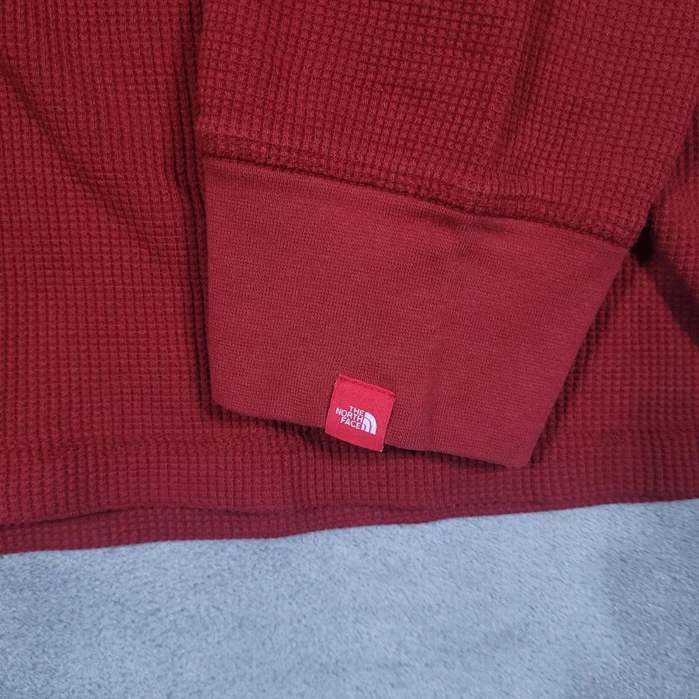 The North Face Shirt Mens L Red Trans-Antarctica Expedition 1990 Waffle Thermal